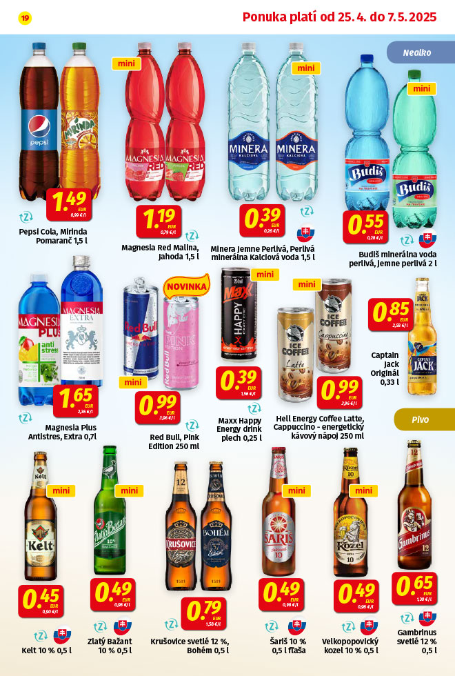Potraviny KORUNA - aktuálny akciový leták - strana 19