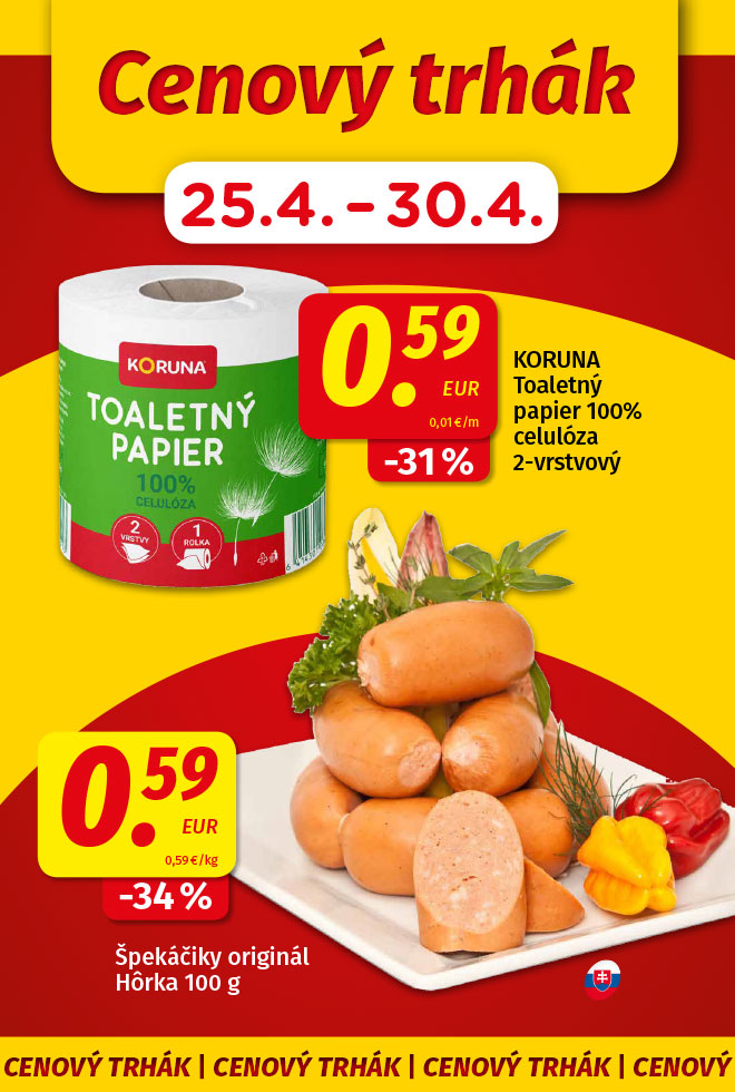 Potraviny KORUNA - aktuálny akciový leták - strana 2