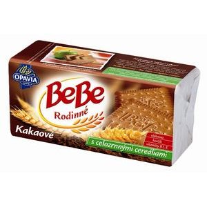 BeBe sušienky kakaové s celozrnnými cereáliami130g