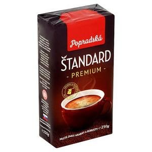 Káva Popradská Štandard Premium vákuová 250g