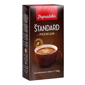 Káva Poprad Štandard mletá vákuová 125g