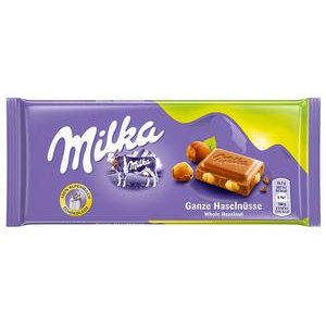 Cokolada Milka s celymi orieskami 100 g