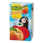 Hello Broskyňa - nápoj s vitamínom C 250 ml/TP