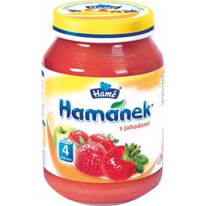 Hamánek-Detská výživa jahodová 190g
