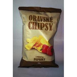 Oravske chipsy 75g-paprikove