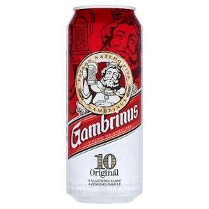 Gambrinus 10? - pivo vycapne svetle 0,5 l / plechovka