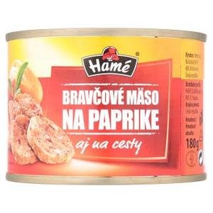 Bravčové mäso na paprike Hamé 180g