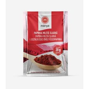 Paprika sladká 20g Mánya