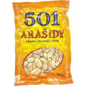 Arašidy slané vak. "501" 100g