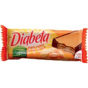 Diabeta obvodovo máčaná arašídová oblátka pre diabetikov (s fruktózou) 32g