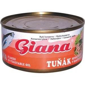 Tuniak drveny v oleji Giana 185g