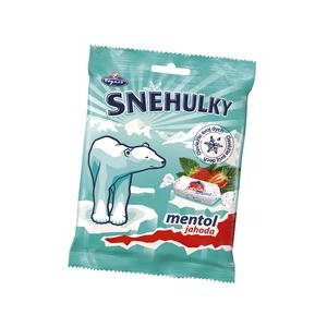 Figaro Snehulky Jahodovo mentolové karamely 90 g