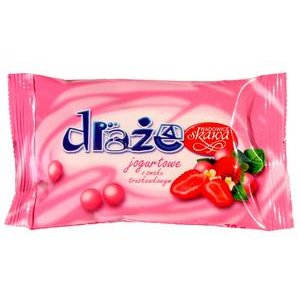 Skawa Jogurtovo - jahodové dražé 70 g