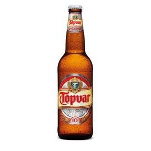 Topvar Svetlé pivo 10° 0,5 l / vratná fľaša