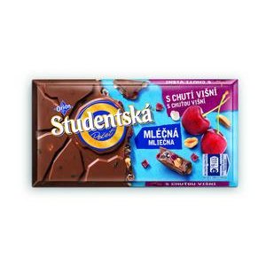 Študentská pečať mliečna s višňami 180g