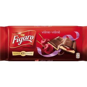 Figaro čokoláda horká-višňová 100g