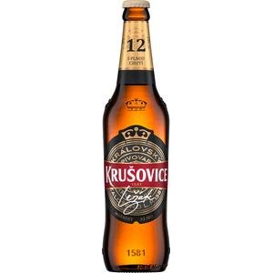 Pivo Krušovice 12% 0,5l/fľaša