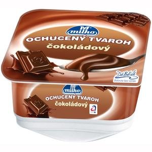 Tvarohový dezert s vlákninou MILKO, nízkotučný - Čokoládový 130g