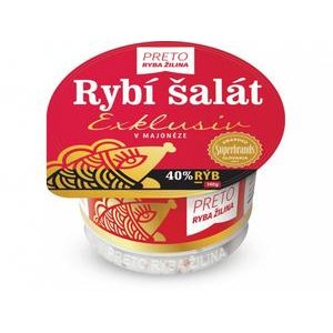 Rybí šalát v majonéze Exklusiv Preto (Ryba Žilina) 140 g