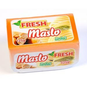 Maslo čerstvé "FRESH" 125g-Liptov