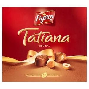 Tatiana dezert Figaro-mliečna čokoláda s celým orieškom a nugátovým krémom194g