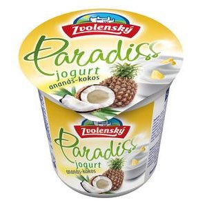 Zvolenský jogurt Paradiss ananas-kokos 150g