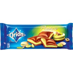 Mliečna čokoláda ORION s pistáciovou a lieskoorieškovou náplňou 240g