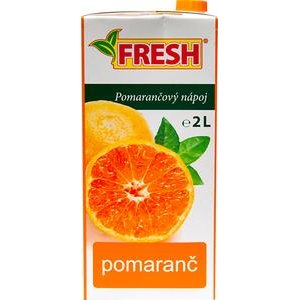 Nesyteny napoj Pomarancovy FRESH v TP 2l