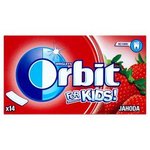 Zuvacka Orbit for Kids (pre deti) - Strawberry (Jahoda) 27g (14 platkov)