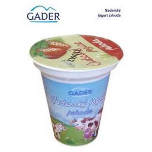 Gadersky jogurt jahodovy 145g