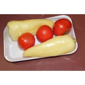 Balená zelenina - paradajky s paprikou