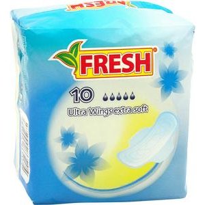 hygienické vložky ultra Wings extra soft 10ks(ultra tenké s krídelkami)