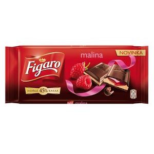 Figaro čok.horká-malinová 100g