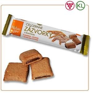 Zazvorky celozrnné sušienky 65g