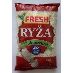 Ryža guľatá "FRESH" 1kg - vrecko