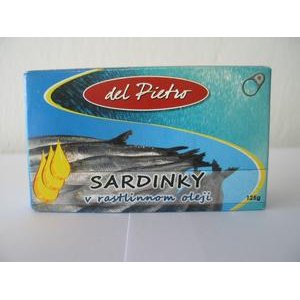 Sardinky del Pietro v oleji 125g