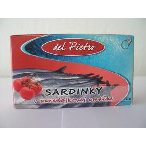 Sardinky del Pietro v paradajkovej omáčke 125g