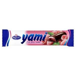 Yami želé tyčinka s malinovou príchuťou v horkej čokoláde 25g