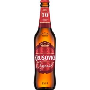 Pivo Krušovice 10% 0,5l/fľaša