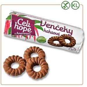 Celihope kakaové venčeky s amarantom 100g