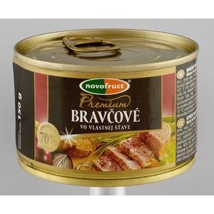 Bravčové vo vlastnej šťave Novofruct 150g