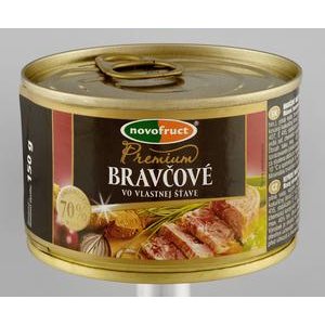 Bravčové vo vlastnej šťave Novofruct 150g