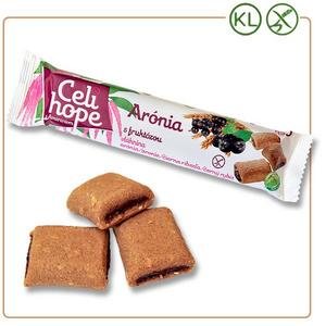 Celihope sušienky s amarantom a fruktózou s náplňou z arónie a čiernych ribezlí 65g