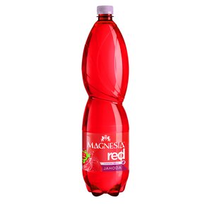 Magnesia Red Jahoda - mineralna voda s prichutou sytena 1,5 l