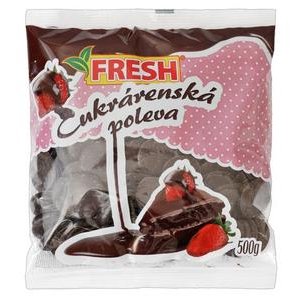 Cukrárenská poleva tmavá "Fresh" 500g