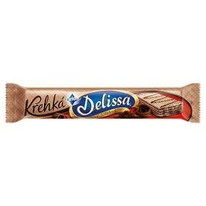 Delissa "Krehká" 34g - kakaová oblátka s Kakao.náplňou zdobená horkou čokolád.