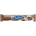 Delissa "Krehká" 34g-kakaová oblátka s mliečnou náplňou zdobená horkou čokolád.