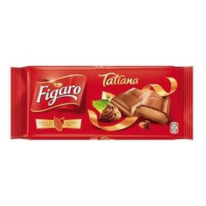 Figaro Tatiana mliečna čokoláda s lieskovoorieškovou náplňou 90 g