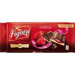 Figaro Horka cokolada s mliec.naplnou s malino.prichutou a malinovou naplnou 90 g