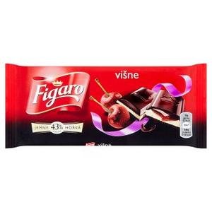 Figaro Horká čokoláda s mlieč.náplňou s višňovou príchuť.a višňovou náplňou 90 g